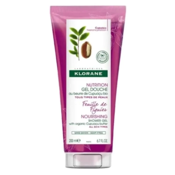 Klorane fig хидратиращ душ-гел с лист от смокиня 200мл
