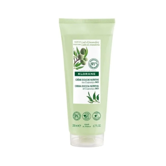Klorane almond подхранващ душ-крем с мляко от бадем 200мл
