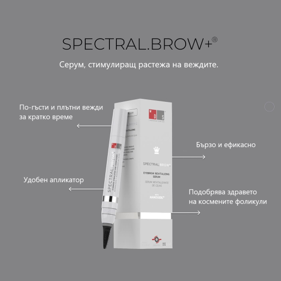Spectral brow серум стимулиращ растежа на веждите 4 ml