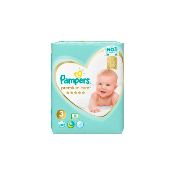 Pampers premium care пелени jp размер 3 / 6-10кг./ x80