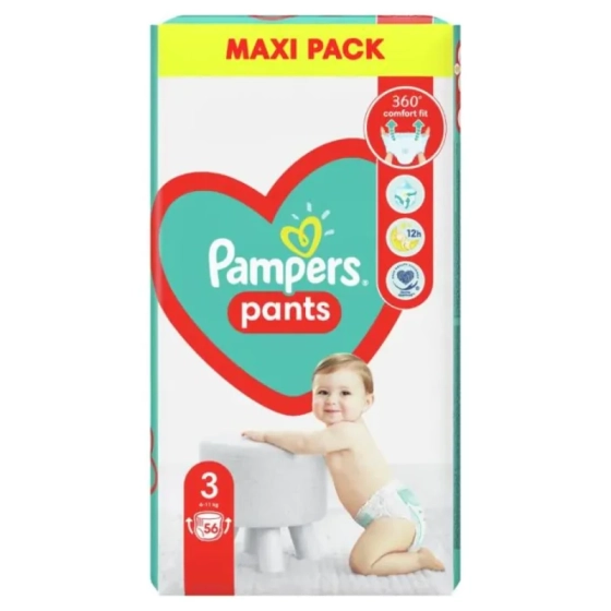 Pampers пелени-гащи vpp размер 3 / 6-11кг./ х56