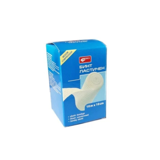 Бинт ластичен 10м/10см medica