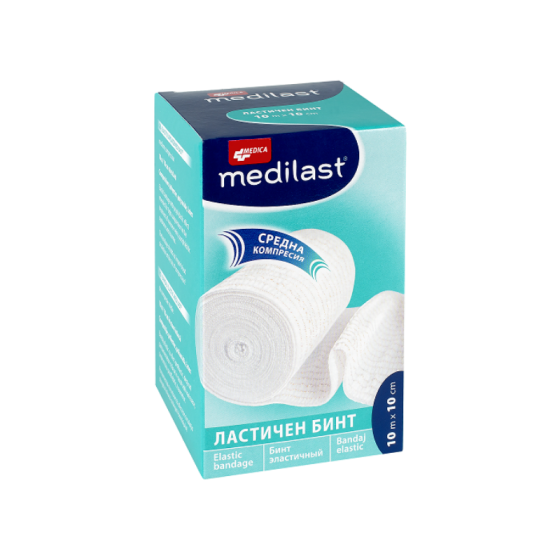 Бинт ластичен 10м/10см medica