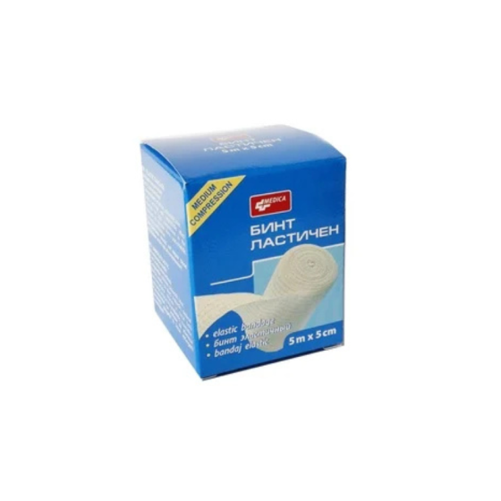 Бинт ластичен 5м/5см medica