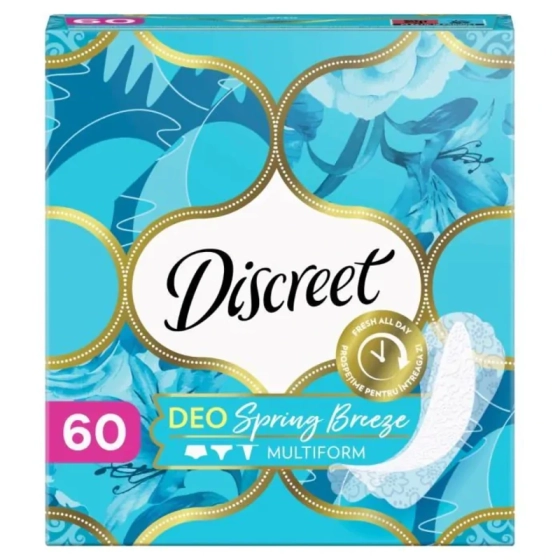 Дамски превръзки discreet deo spring breeze x60
