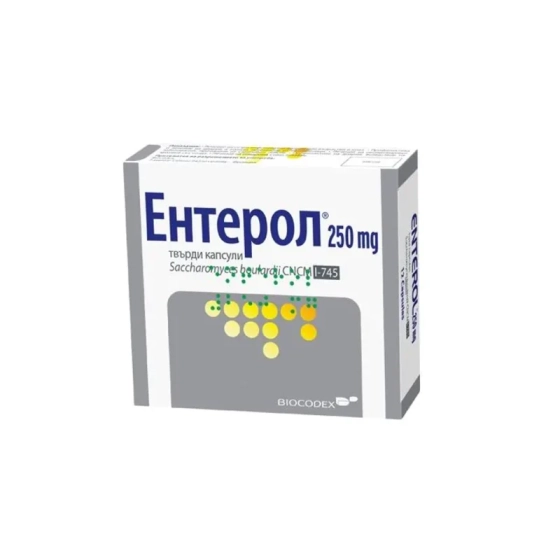 Ентерол капсули при остра инфекциозна диария 250мг х12 Biocodex