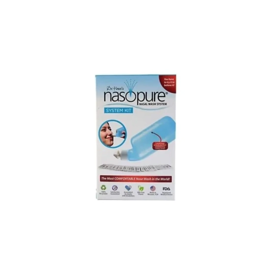 Назопюр комплект за възрастни за носни промивки 236мл+20сашета