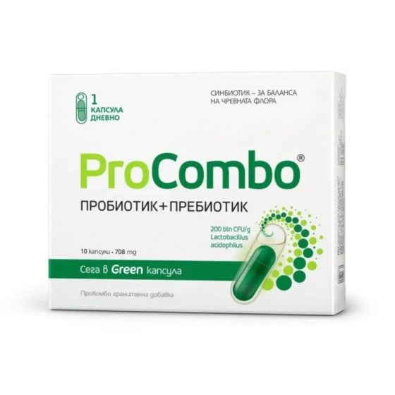 ProCombo Пробиотик с пребиотик капсули х10 Vitaslim Innove