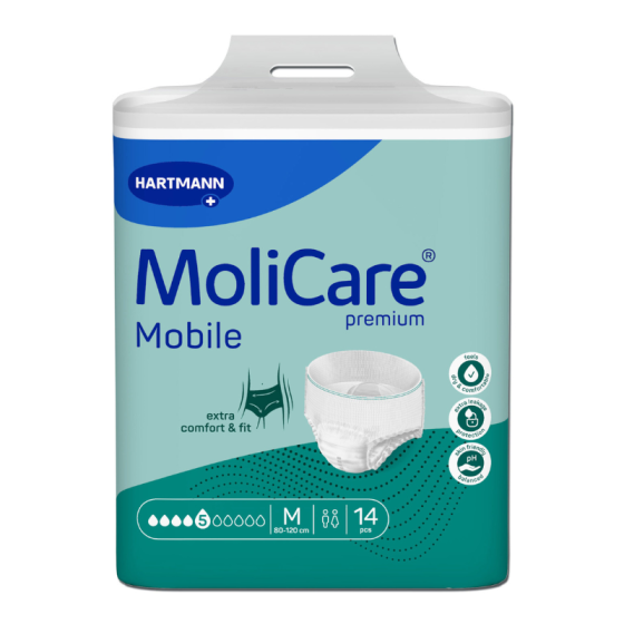MoliCare Mobile гащи 5 капки размер M х 14 166000 Hartmann