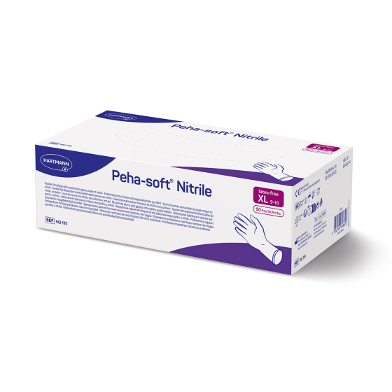 Ръкавици Peha-soft нитрилни сини размер XL х90 Hartmann