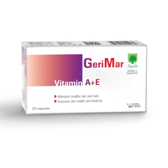 Геримар/витамин А+Е/ капсули за здрава коса, кожа и нокти х20 Magnalabs