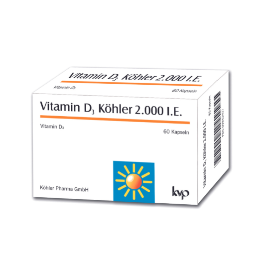 Витамин d3 2000iu капсули х60 koehler pharma