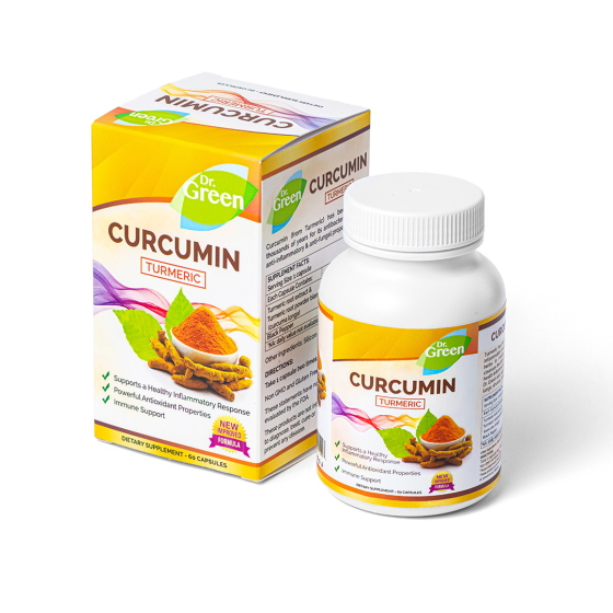 Куркума капсули мощен антиоксидант х60 Dr.Green