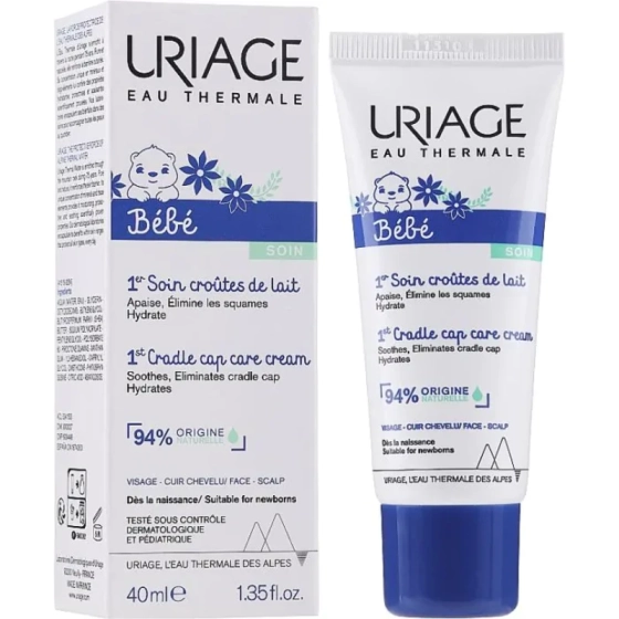 Uriage bebe soin крем при млечни крусти 40 мл