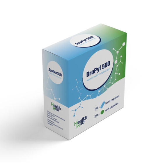 Дропил капсули при ПМС, кистозни яйчници 500мг х60