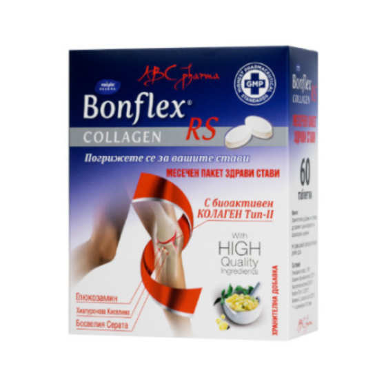Бонфлекс колаген RS таблетки за здрави стави х60