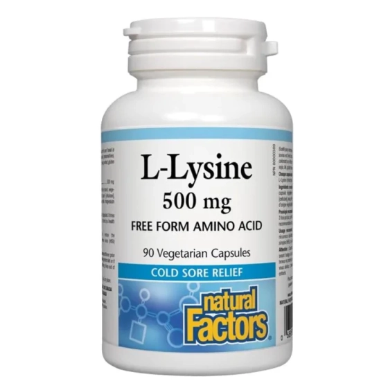 Л-лизин капсули за добър имунитет 500мг х90 Natural Factors