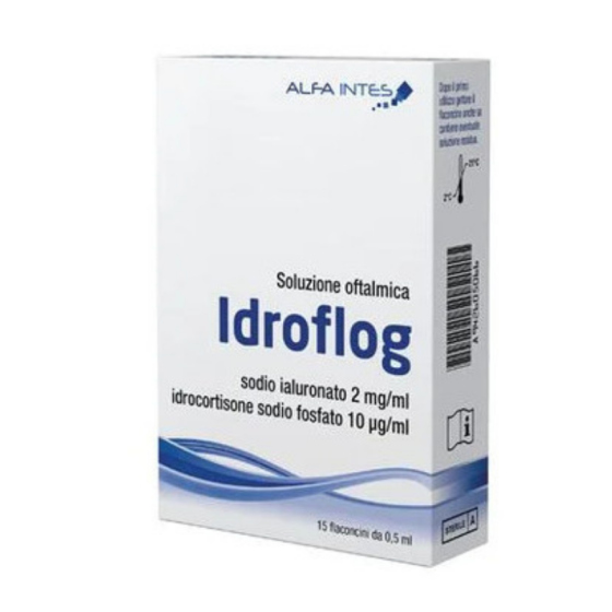 Идрофлог офталмологичен разтвор флакони 0,5 мл х 15