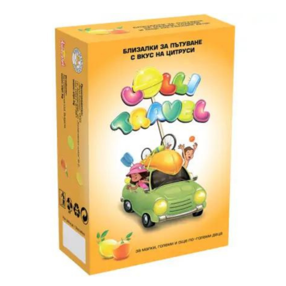 Lolli Travel близалки за пътуване плодови кутия х 3