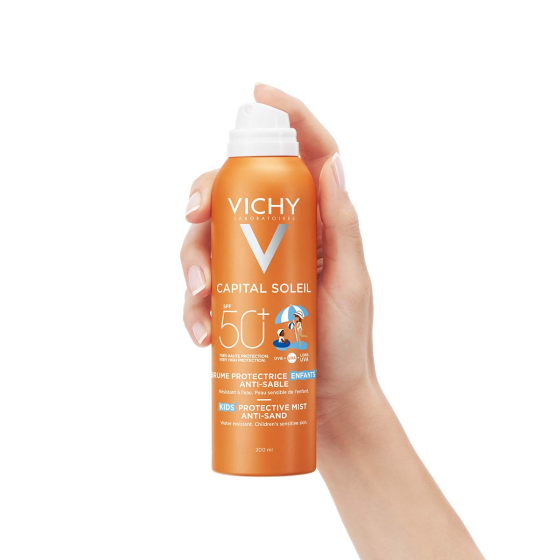 Vichy Soleil SPF 50+ спрей за деца анти-пясък 200 мл 558037