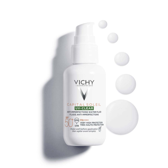 Vichy Soleil SPF 50+ uv-clear флуид за лице против несъвършенства 40 мл 837149