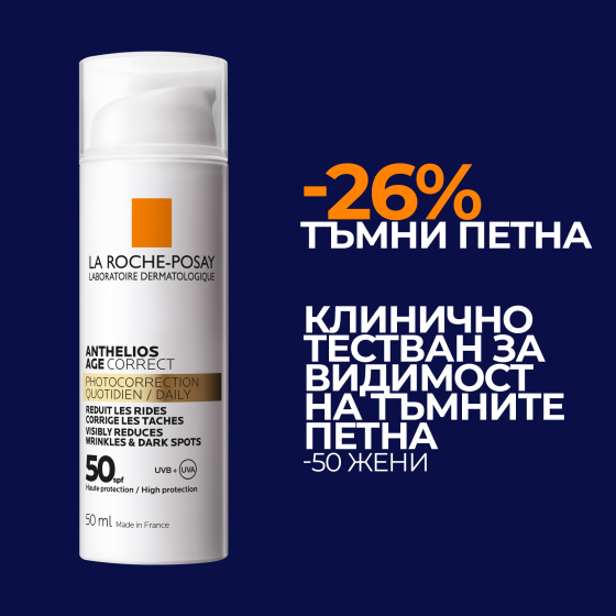 La Roche-Posay Anthelios age correct SPF 50 крем за лице против стареене 50 мл 761031