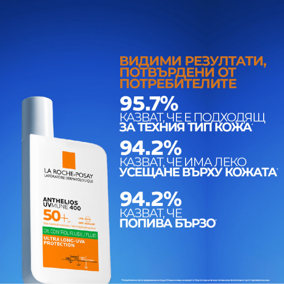 La Roche-Posay Anthelios SPF 50+ uvmune 400 oil control флуид за лице 50 мл 847292