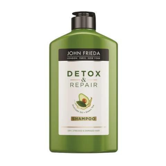 John Frieda Detox & Repair детоксикиращ шампоан за суха коса 250 мл