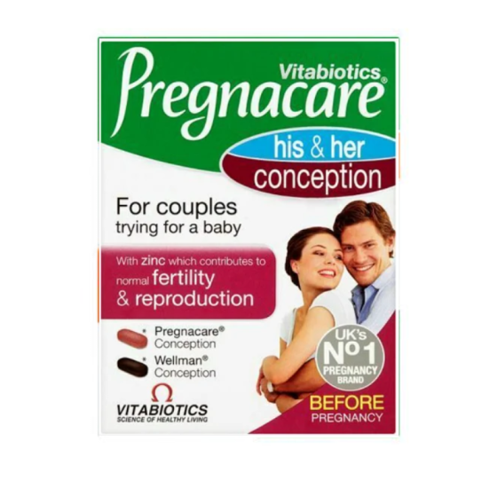 Vitabiotics pregnacare зачеване него/нея таблетки 30+30