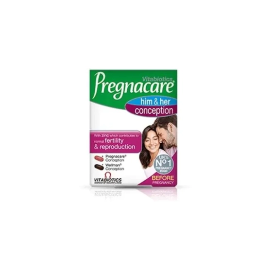 Vitabiotics pregnacare зачеване него/нея таблетки 30+30