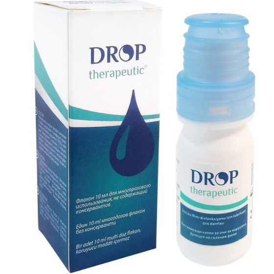 Drop Therapeutic Офталмологичен разтвор за овлажняване и възстановяване на очите 10мл