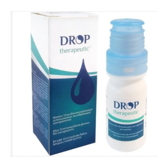 Drop Therapeutic Офталмологичен разтвор за овлажняване и възстановяване на очите 10мл