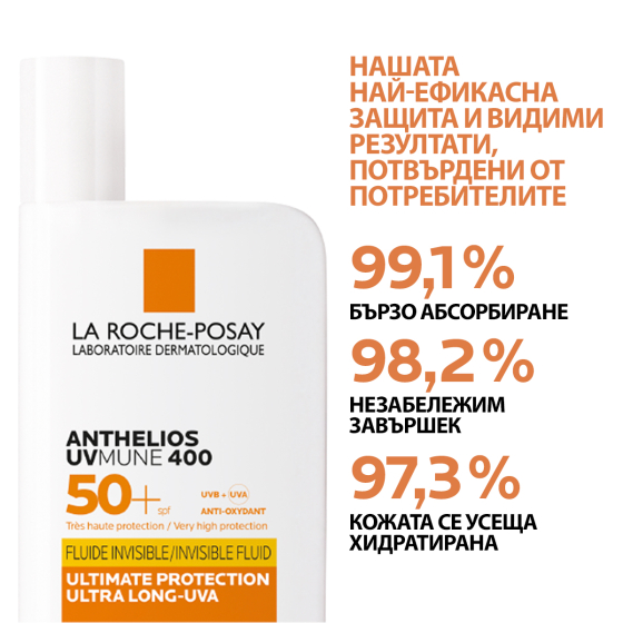La Roche-Posay Anthelios SPF 50+ uvmune 400 флуид за лице с цвят 50 мл 797641