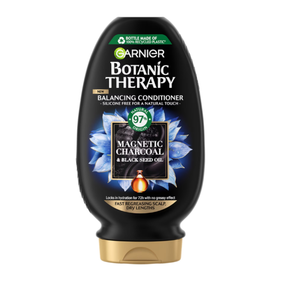 Garnier Botanic Therapy Charcoal балсам за суха коса 200 мл