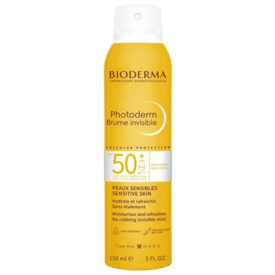 Bioderma Photoderm Слънцезащитен прозрачен спрей SPF50+ 150 мл