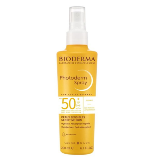 Bioderma Photoderm Слънцезащитен спрей SPF50+ 200 мл