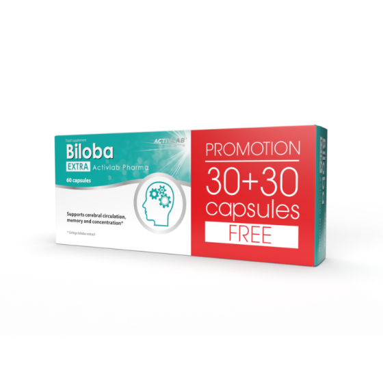 Билоба Екстра капсули за памет и концентрация х60 Activlab Pharma