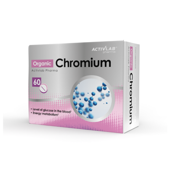 Органик хром таблетки за регулиране на кръвната захар х60 Activlab pharma