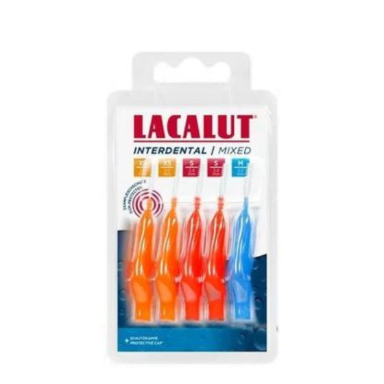 Четка за зъби лакалут интердентал микс (XS, XS, S, S, M) х5