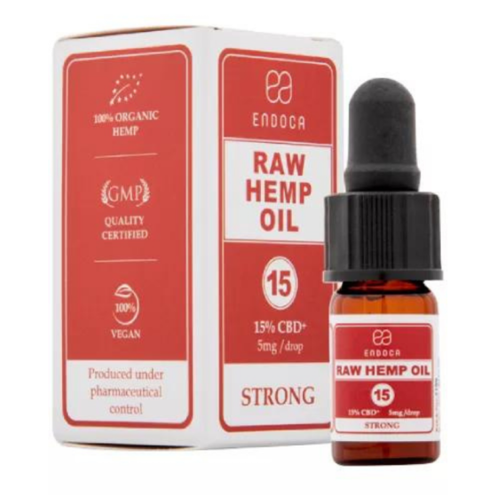 Сурово конопено масло капки 15% 2 мл Endoca
