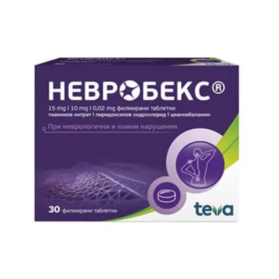 Невробекс таблетки  при неврити, полиневрити, невралгии х30
