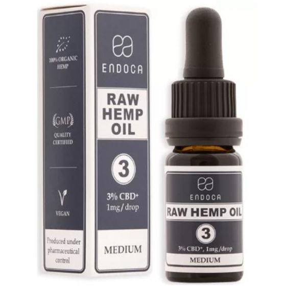 Сурово конопено масло капки 3% 10 мл Endoca
