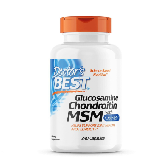 Глюкозамин + Хондроитин + MSM капсули х 240 Doctor's Best