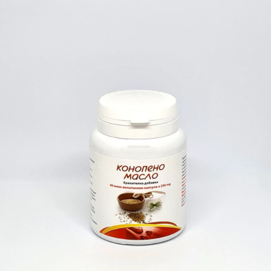 Конопено масло капсули природен антиоксидант х90 Bouroff