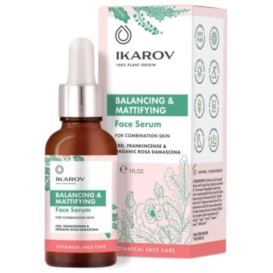 Балансиращ серум за лице за комбинирана кожа 30мл Ikarov