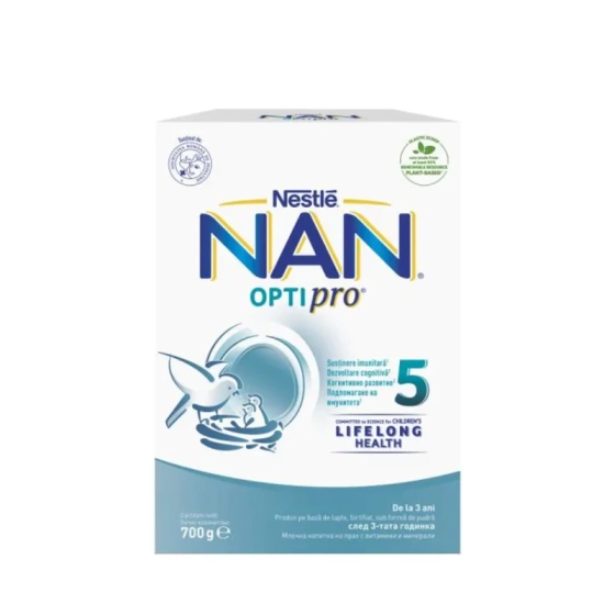 Nestle NAN Optipro 5 Обогатена млечна напитка 3+ години 700 гр