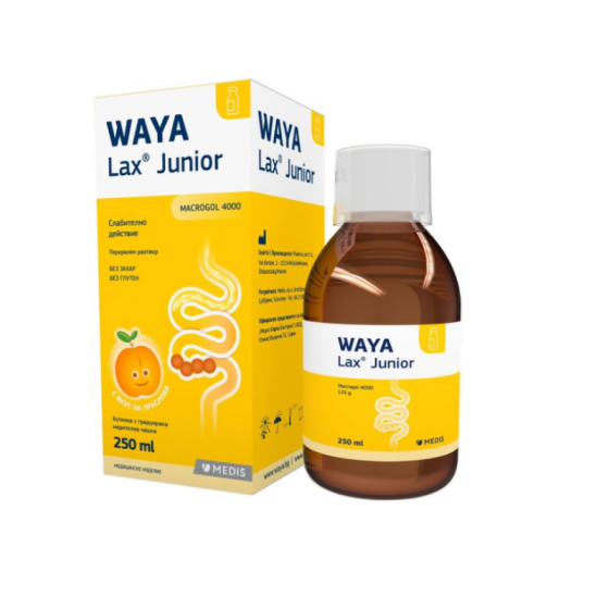 Вая Лакс Джуниър Сироп със слабително действие 250мл