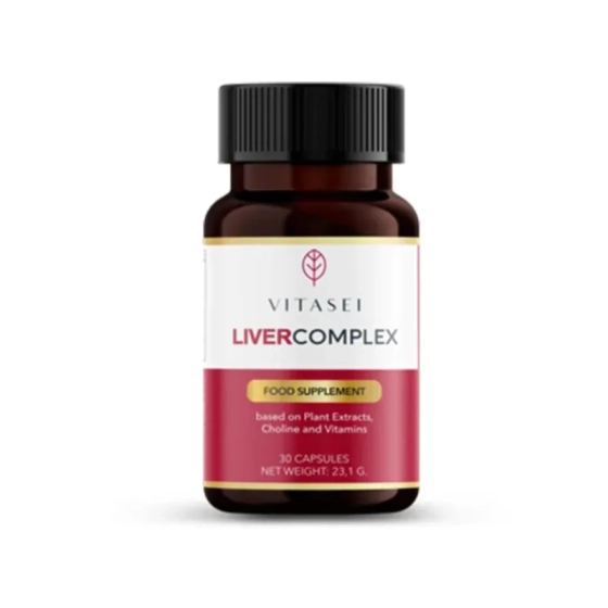 Ливър комплекс капсули за прочистване и детокс за черния дроб х30 Vitasei
