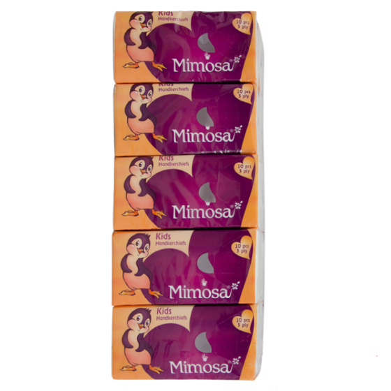 Носни кърпи mimosa детски х10 /стек/