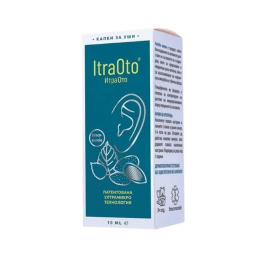 Итраото форте капки за ушна хигиена х10 мл